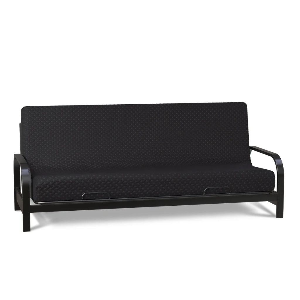 Memory Foam Futon Sofa Bed Mattress Full Size Midnight Black W9112