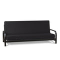 Memory Foam Futon Sofa Bed Mattress Full Size Midnight Black W9112