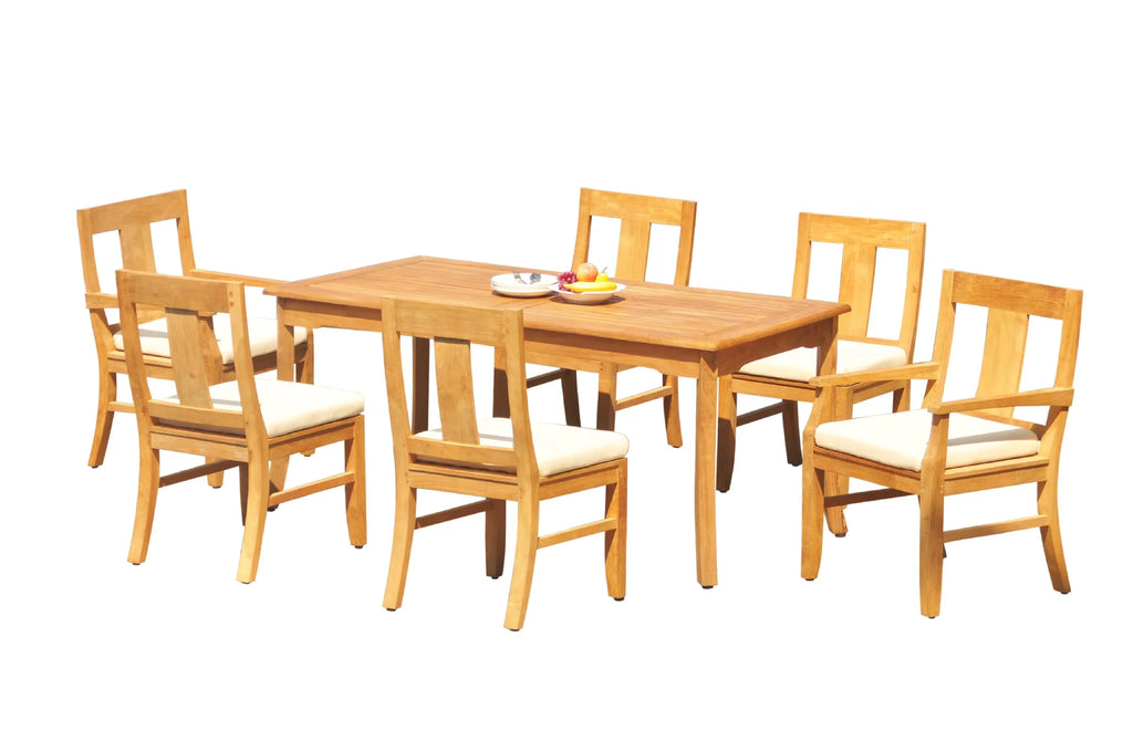 6 Seater 7 Pc Teak Dining Set P123139