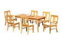 6 Seater 7 Pc Teak Dining Set P123139