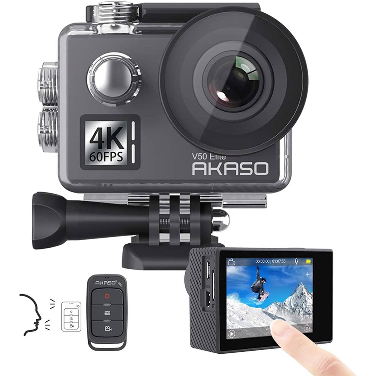 4K60FPS Touch Screen WiFi Action Camera C37197