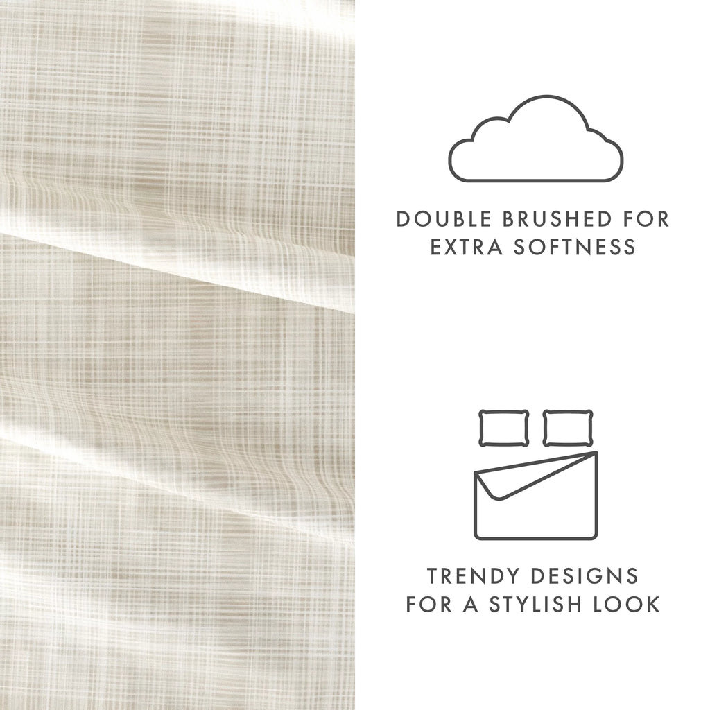4 Piece Pattern Microfiber Bed Sheets Set California King S680