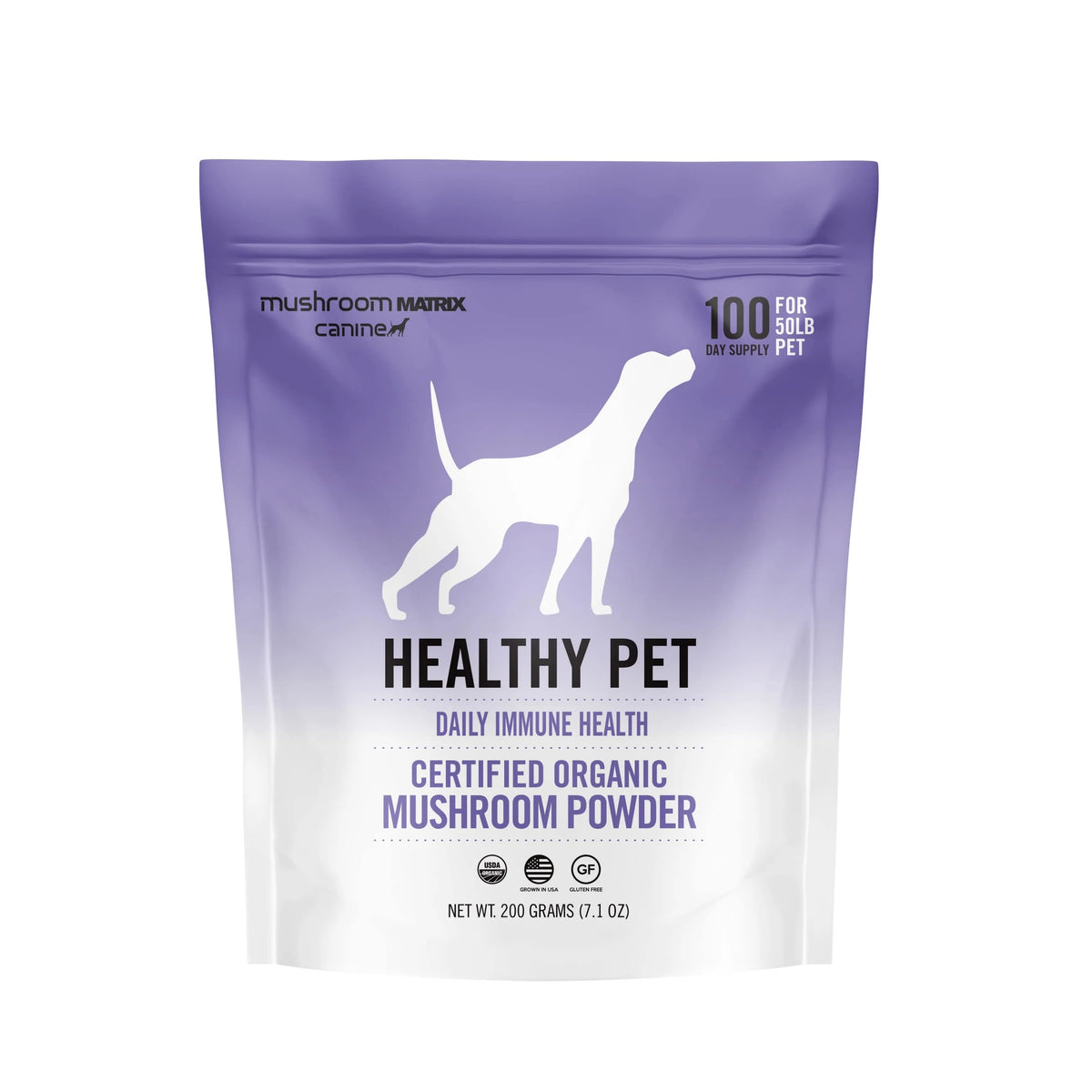 Organic Mushroom Powder Pet Supplement 200 Grams K7769