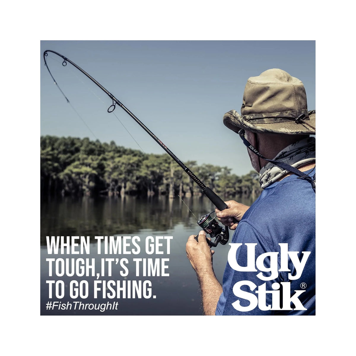 7' Catfish Spinning Fishing Rod and Reel Combo S689