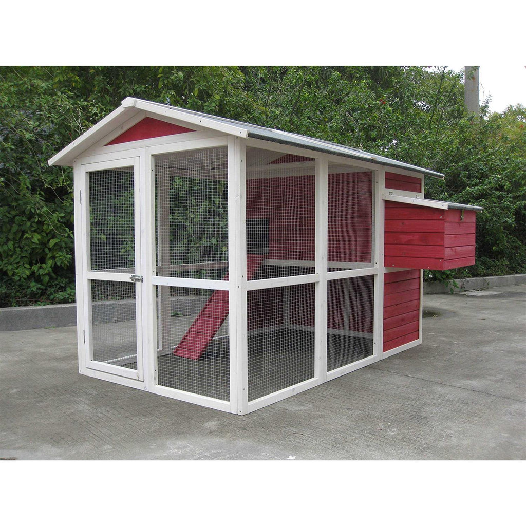 Medium Red Vintage Pet Coop E78812