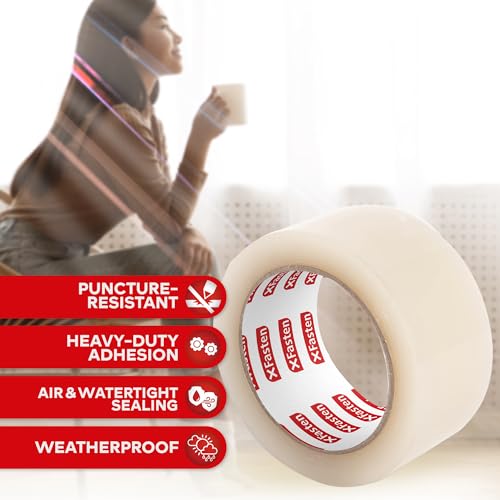 Transparent Window Weather Sealing Tape, 2-Inch x 30 Yards R14750