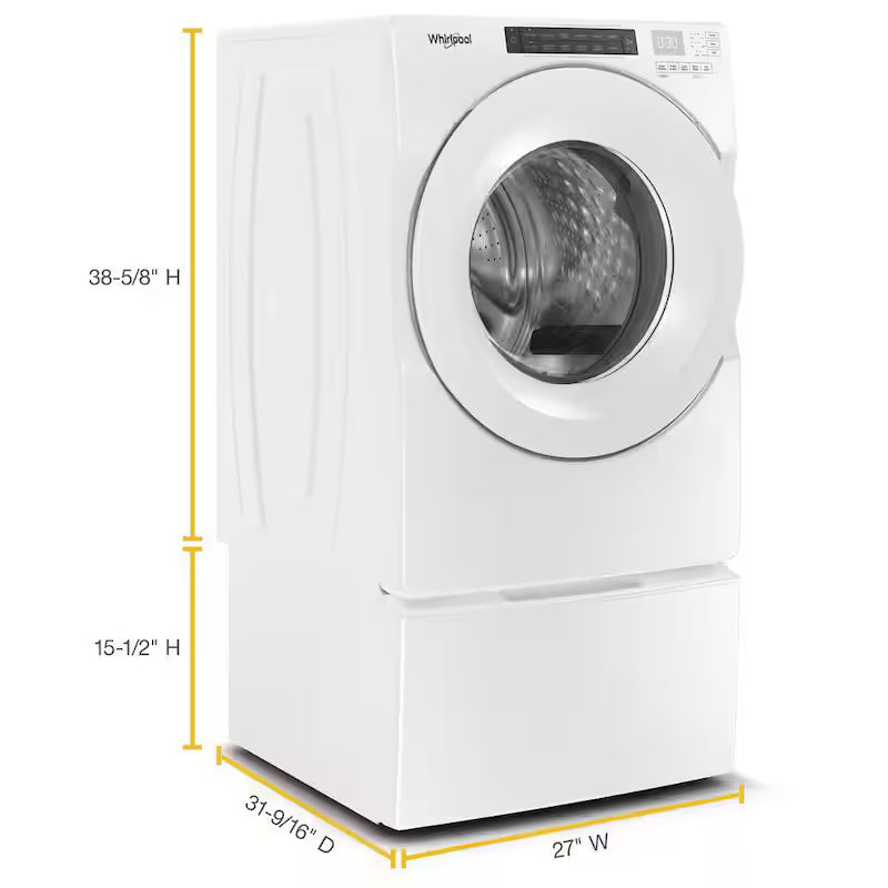 White Stackable Front Load Washing Machine K83195