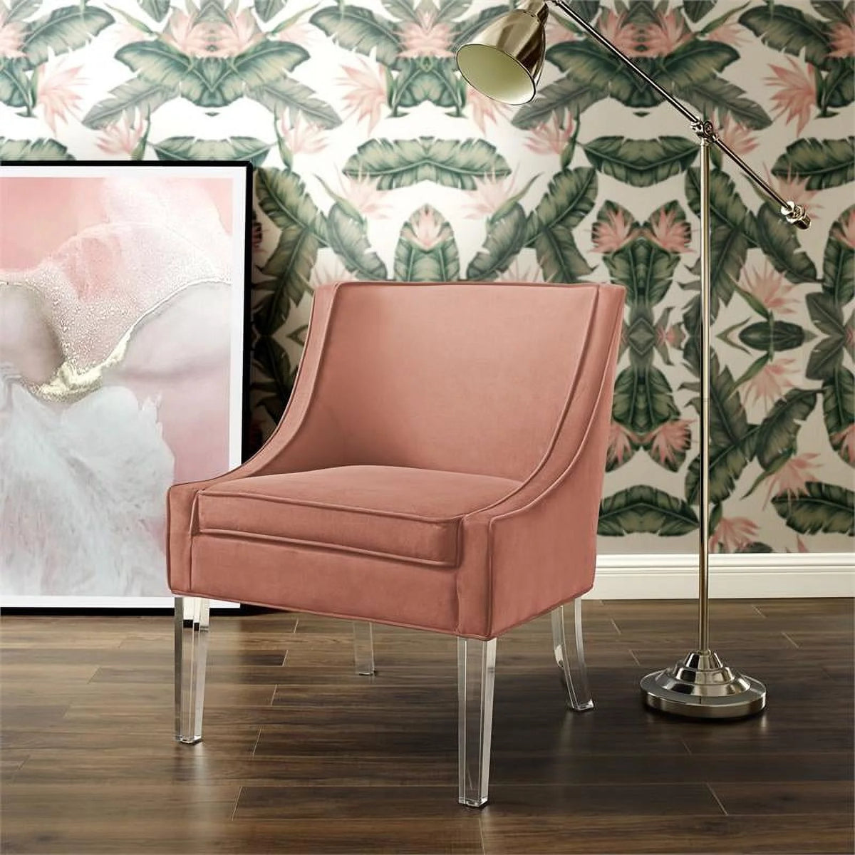 Velvet Accent Chair W851239