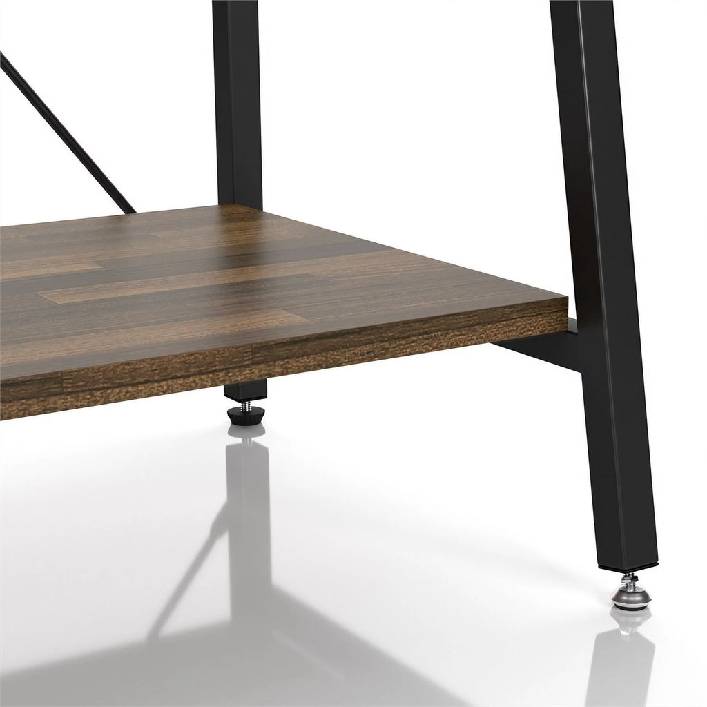 Wood 2-Shelf Mini Bar C4894