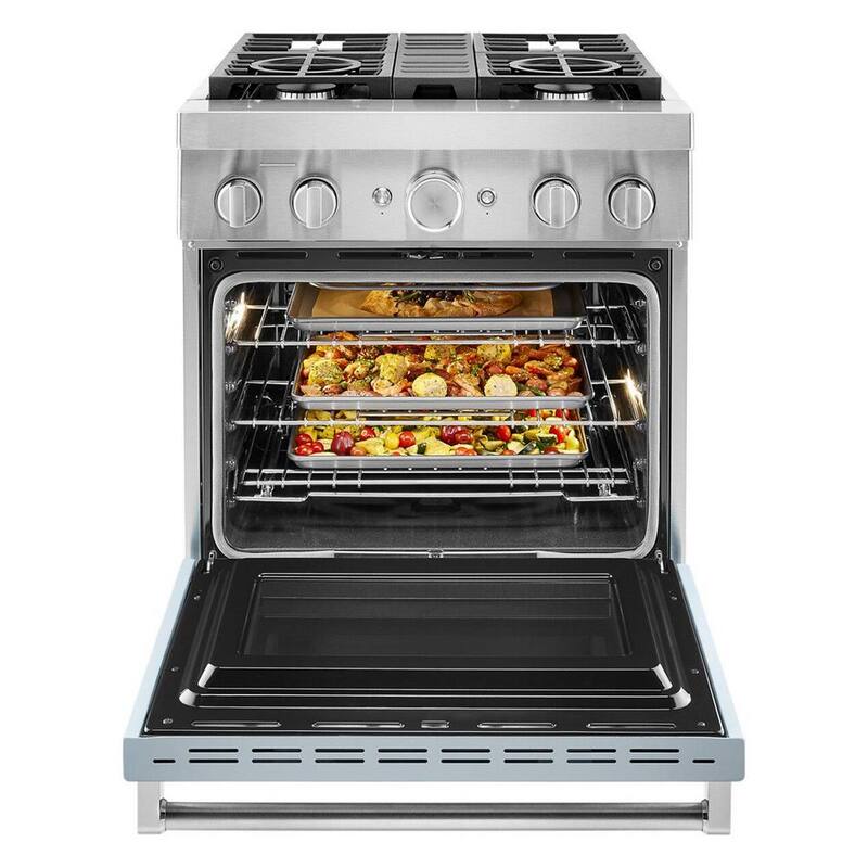 4 Burner Dual Fuel Freestanding Smart Range H548