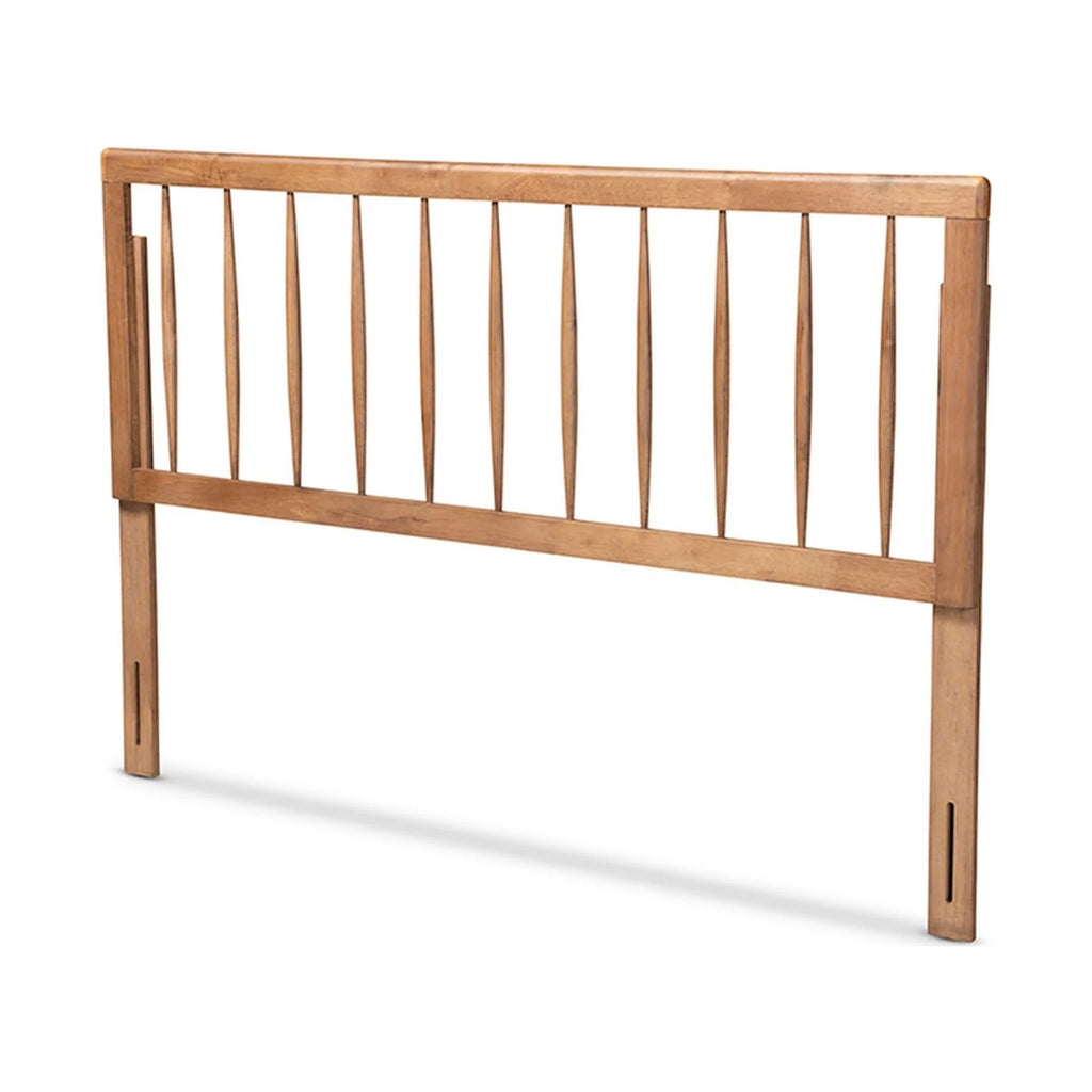 Ash Walnut Finished Wood King Size Headboard D8094