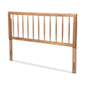 Ash Walnut Finished Wood King Size Headboard D8094