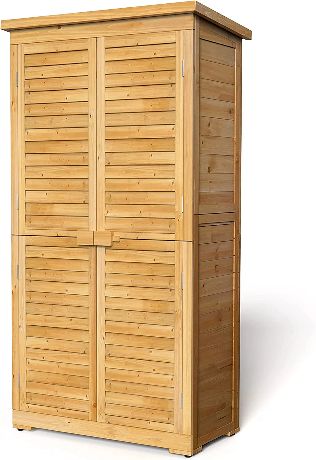 Outdoor Storage Cabinet with Asphalt Roof Q5430