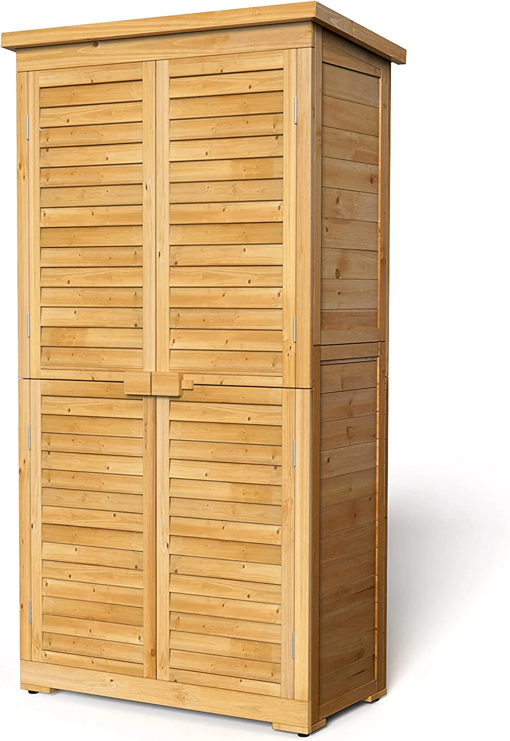 Outdoor Storage Cabinet with Asphalt Roof Q5430