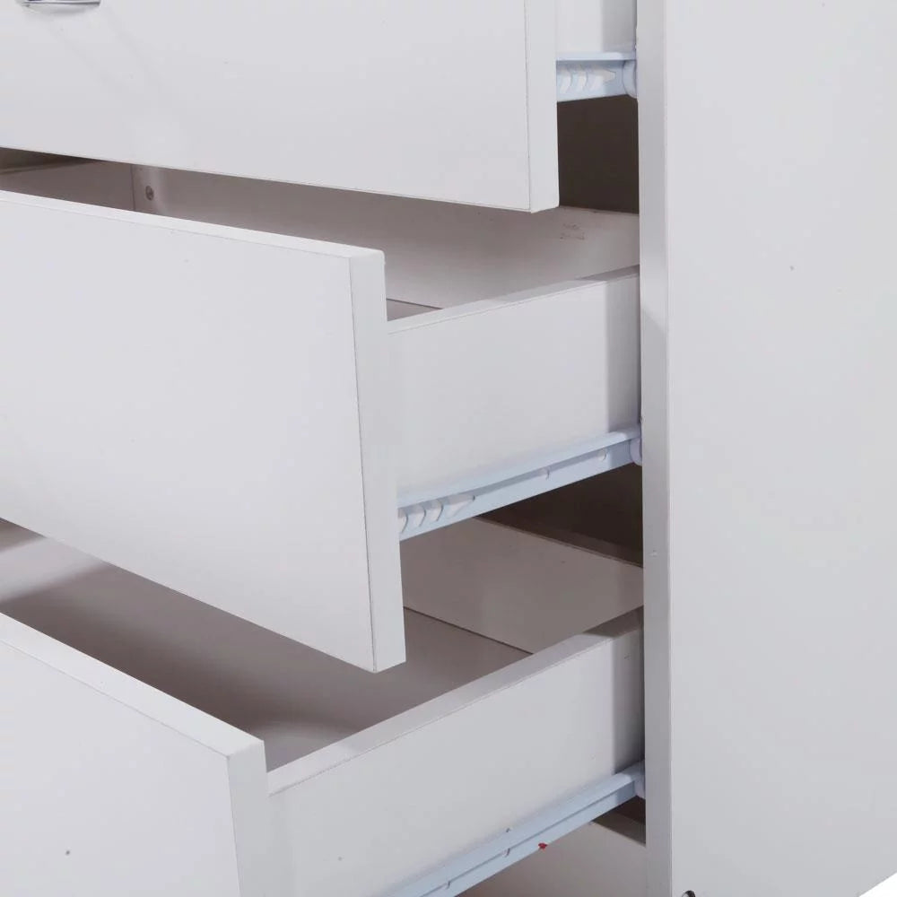White 3-Drawer Dresser Night Stand Side Table S4838