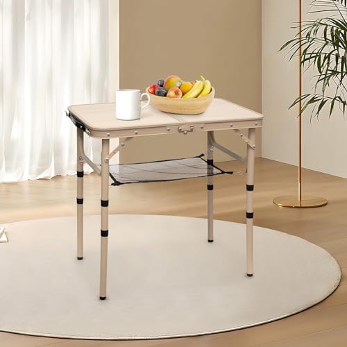 2FT Lightweight Portable Aluminum Folding Table J331770