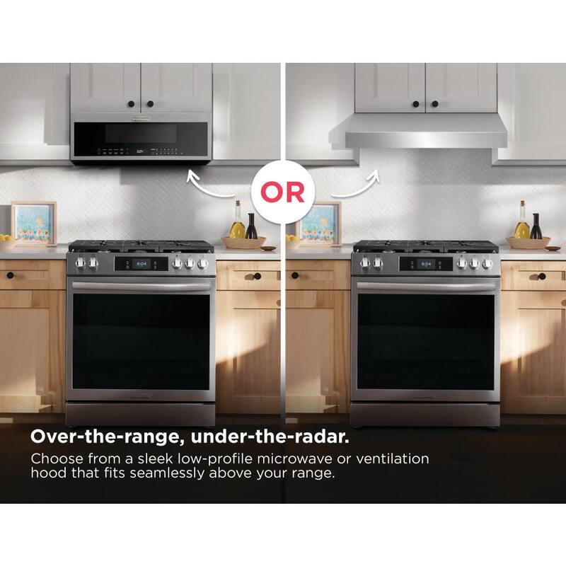 30 in. Convertible Range Hood with Push Buttons in Stainless Steel V86861