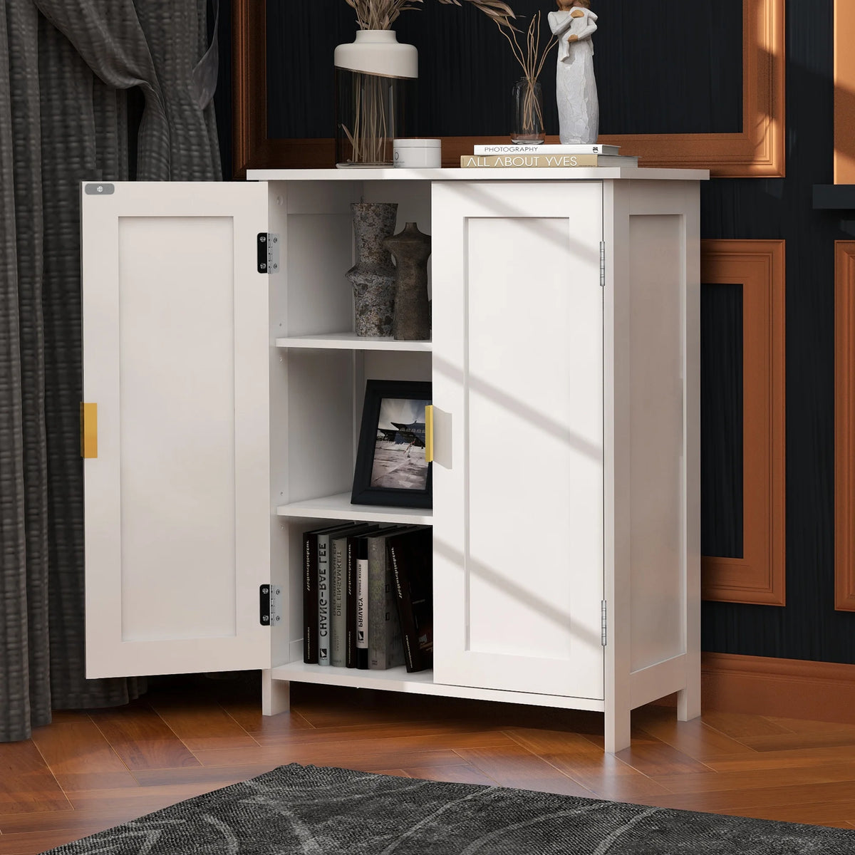 Bathroom Storage Cabinet with 2 Doors L660579