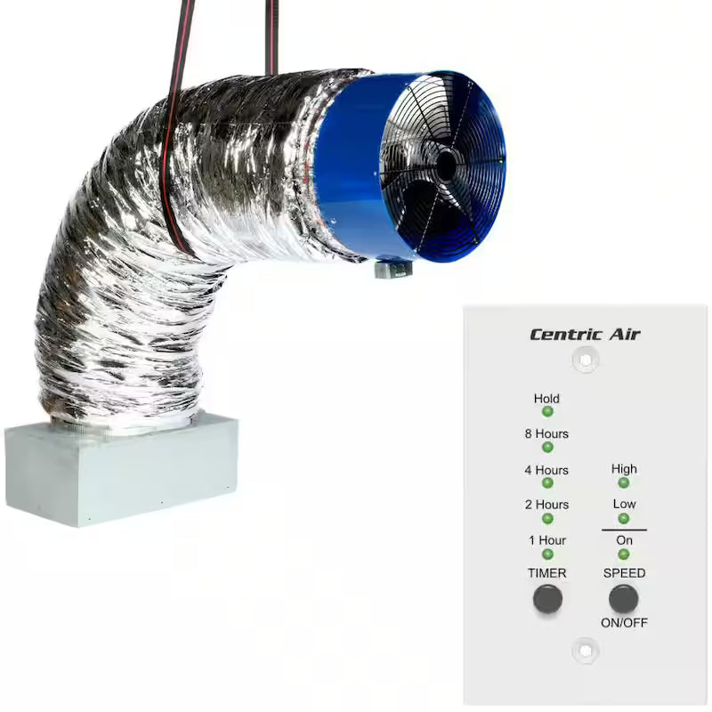 3300 CFM Whole House Fan with 2-Speed Wall Switch B237343