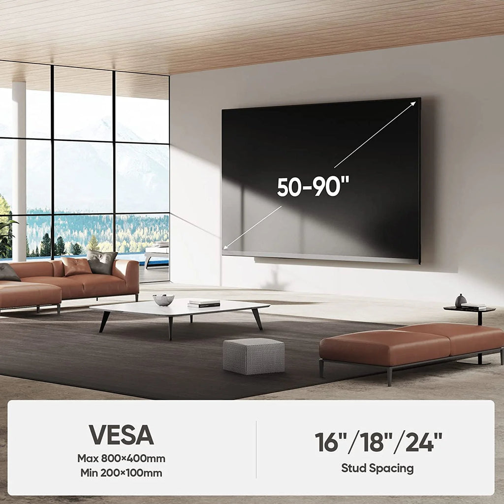 Full Motion TV Wall Mount Brackets for 50-90 inches Flat Curved TV R67607