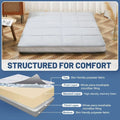 4" Thick Sherpa Fleece Japanese Floor Mattress A111789