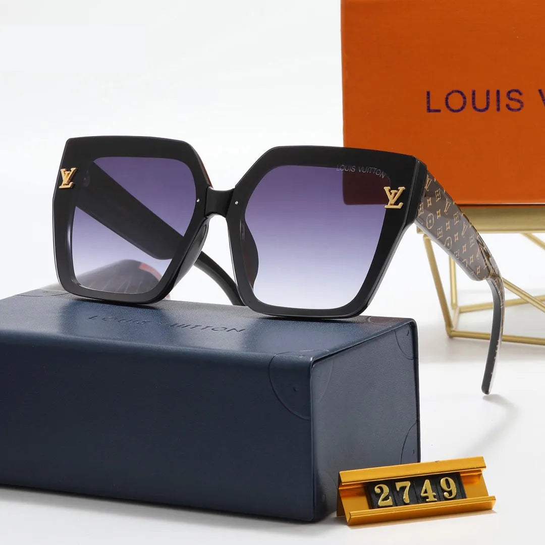 Four Leaf Clover Print Polarized Sunglasses N35498