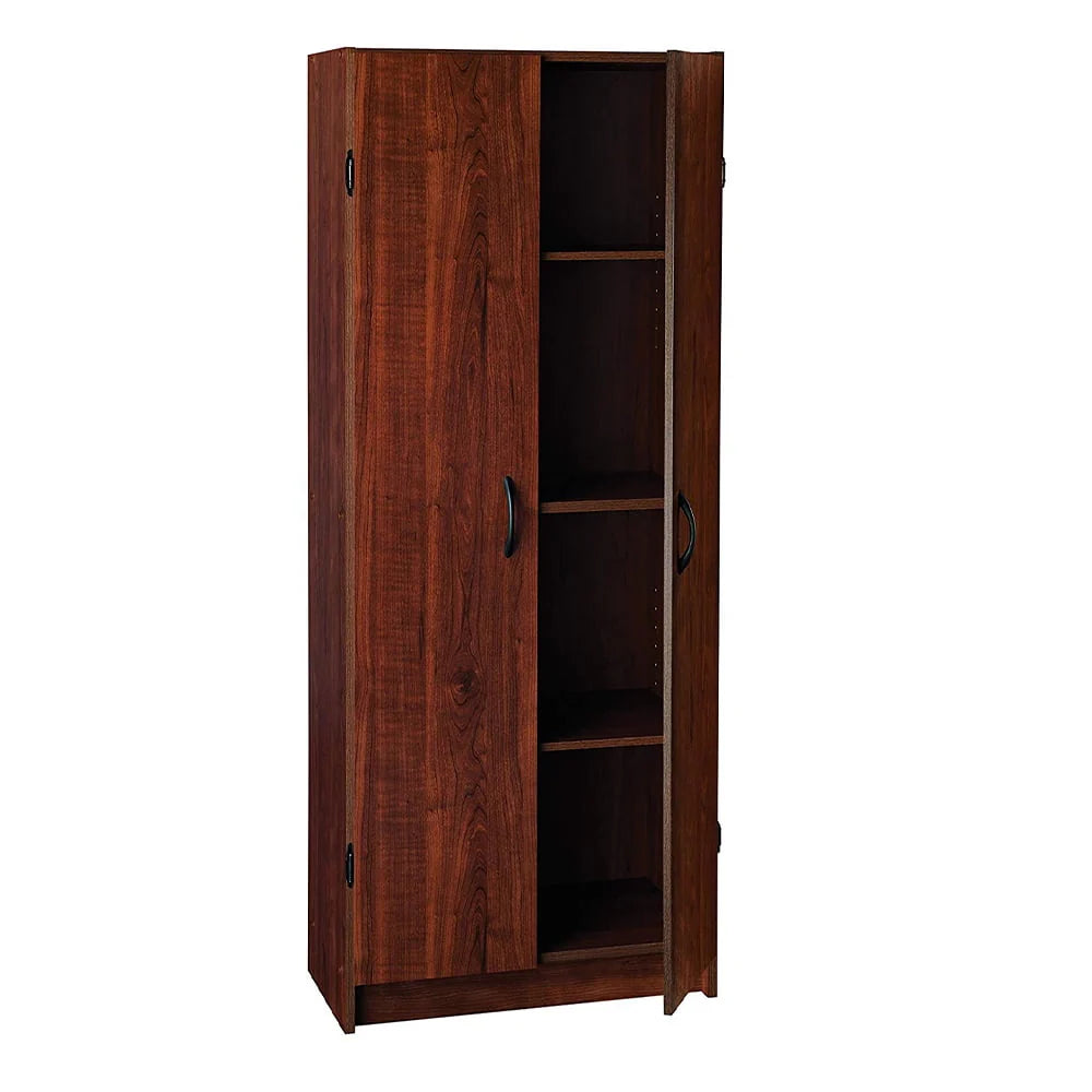Adjustable 4 Shelf Pantry Cabinet, White T101