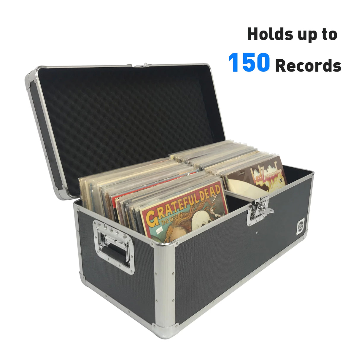 Vinyl Record Storage Case Holds up to 150 Records F359