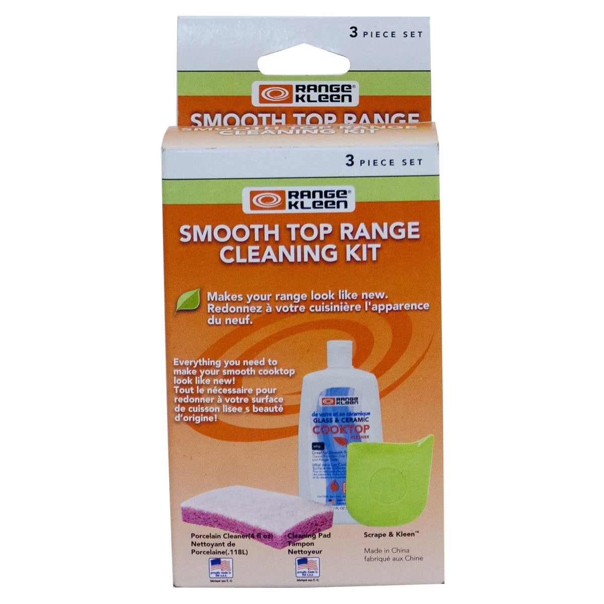 Glass and Ceramic Range Cleaning Kit 3 Piece O1004