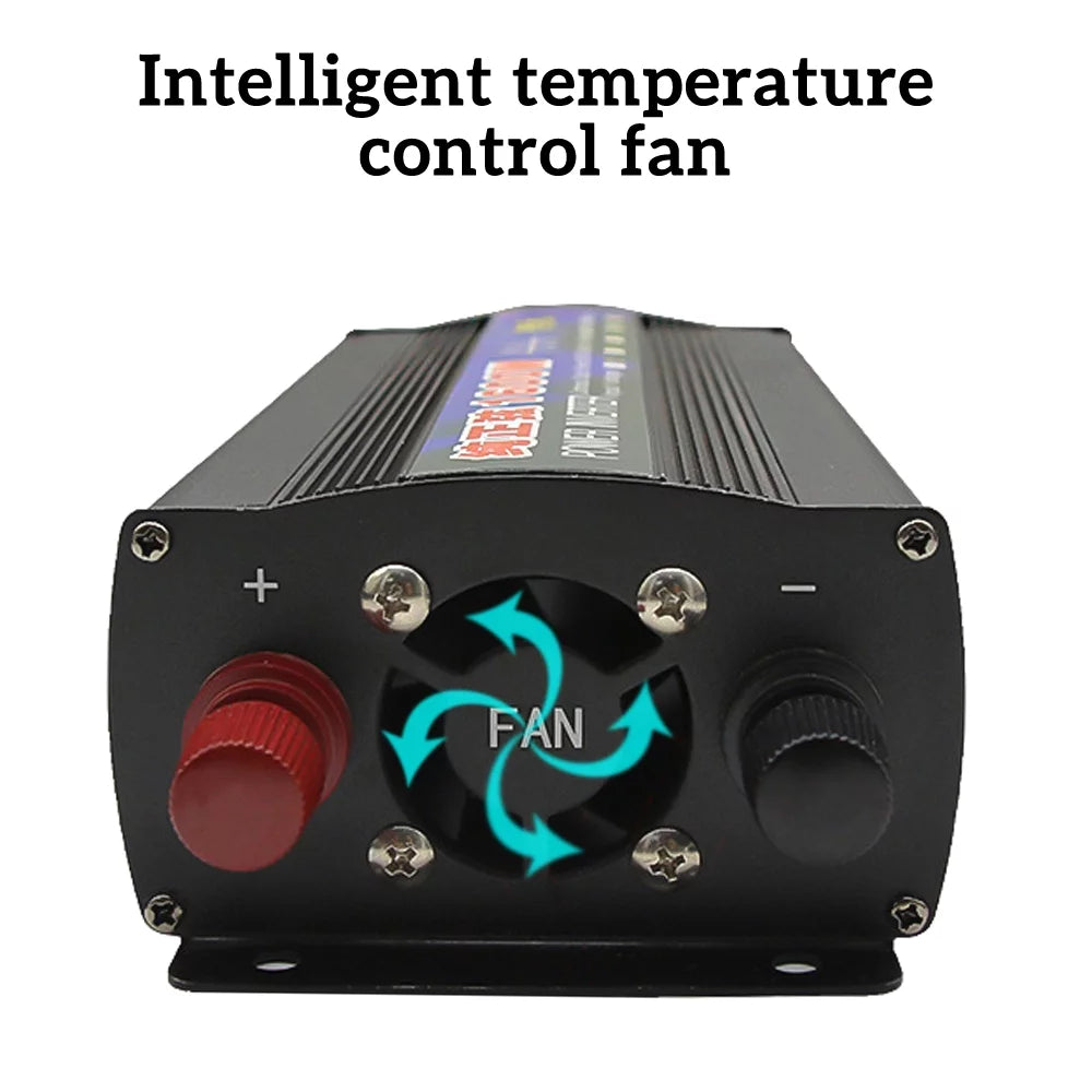 2000 Watts Pure Sine Wave Power Inverter DC 12V to AC 110V with LED Display G8836