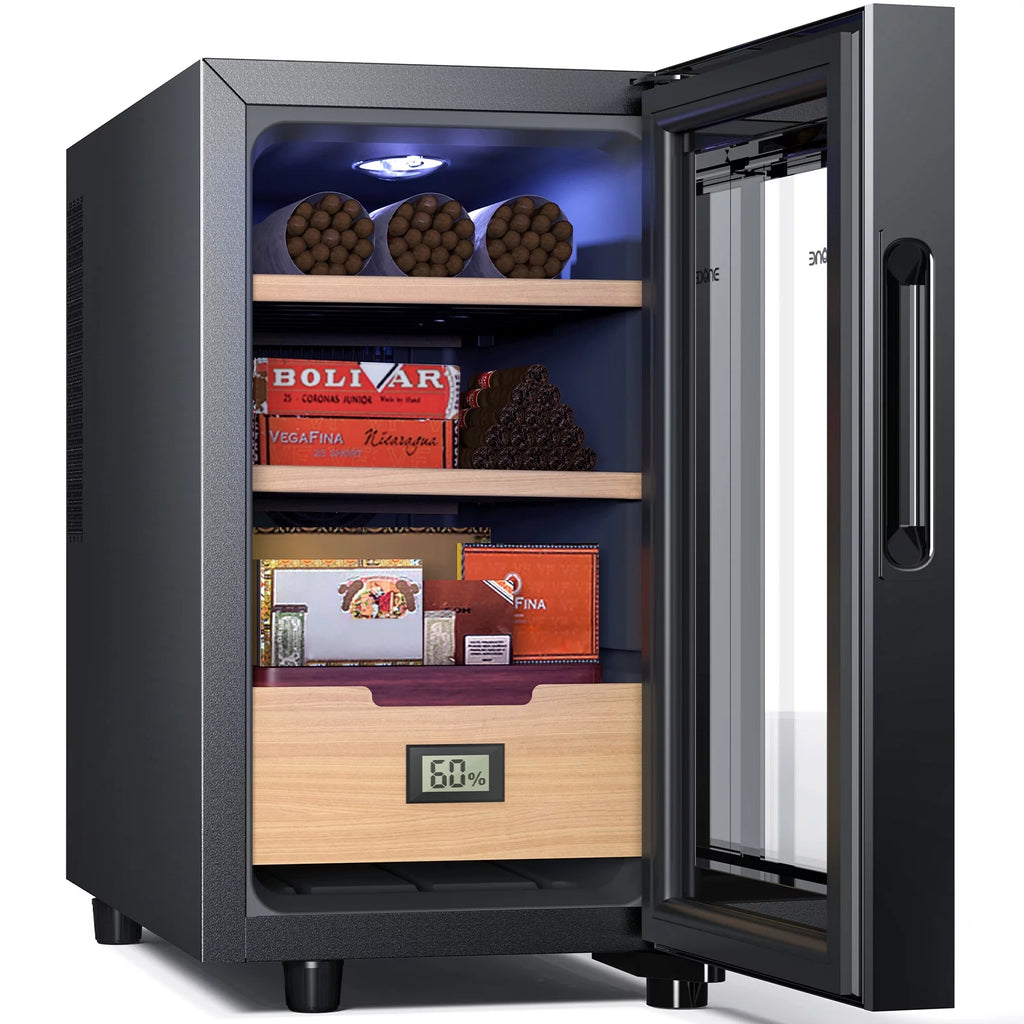 23L Electric Cigar Humidor with Spanish Cedar Wood Shelves C884