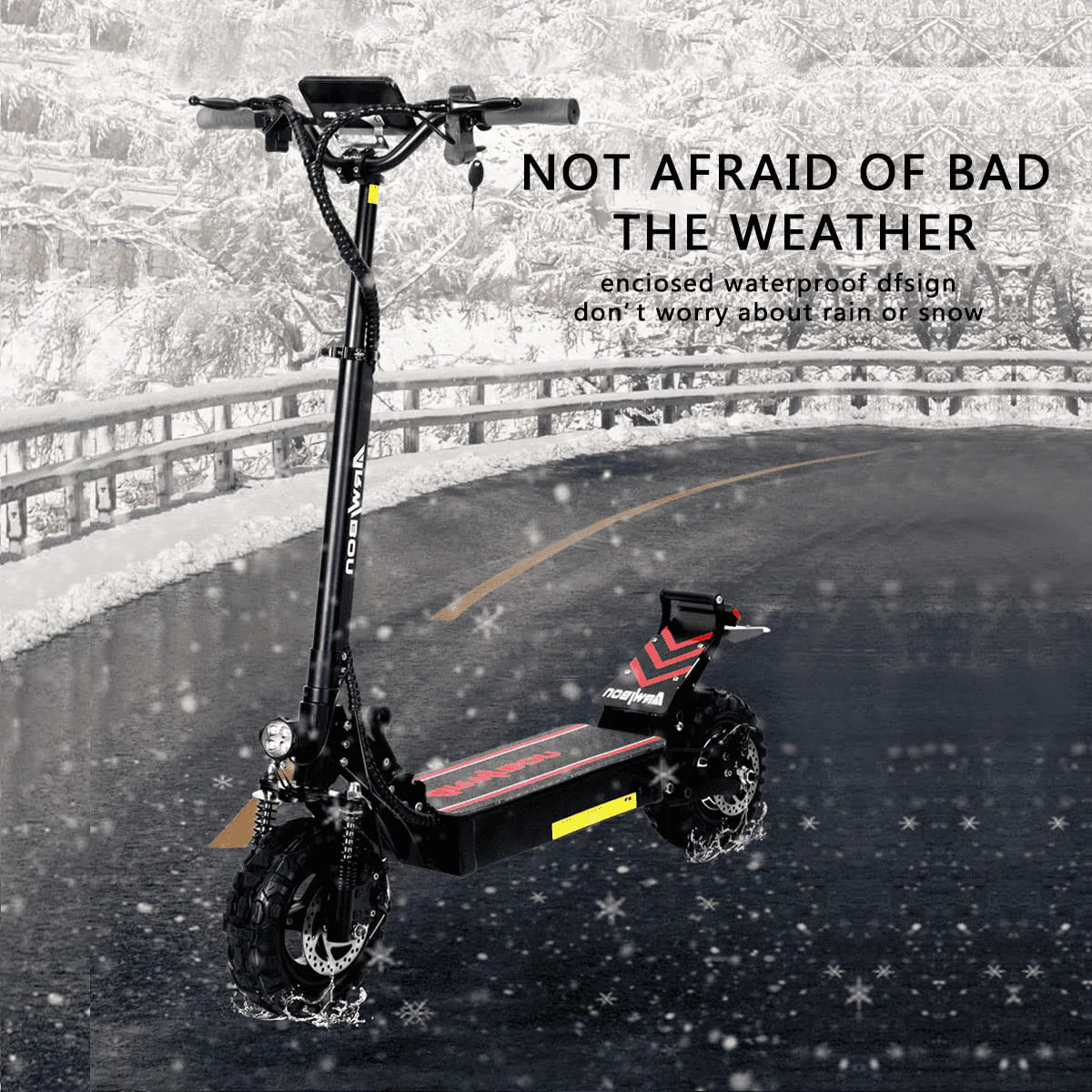 Electric Kick Scooter for Adults, 2500W Motor, 30 MPH, 48V/16AH P309517