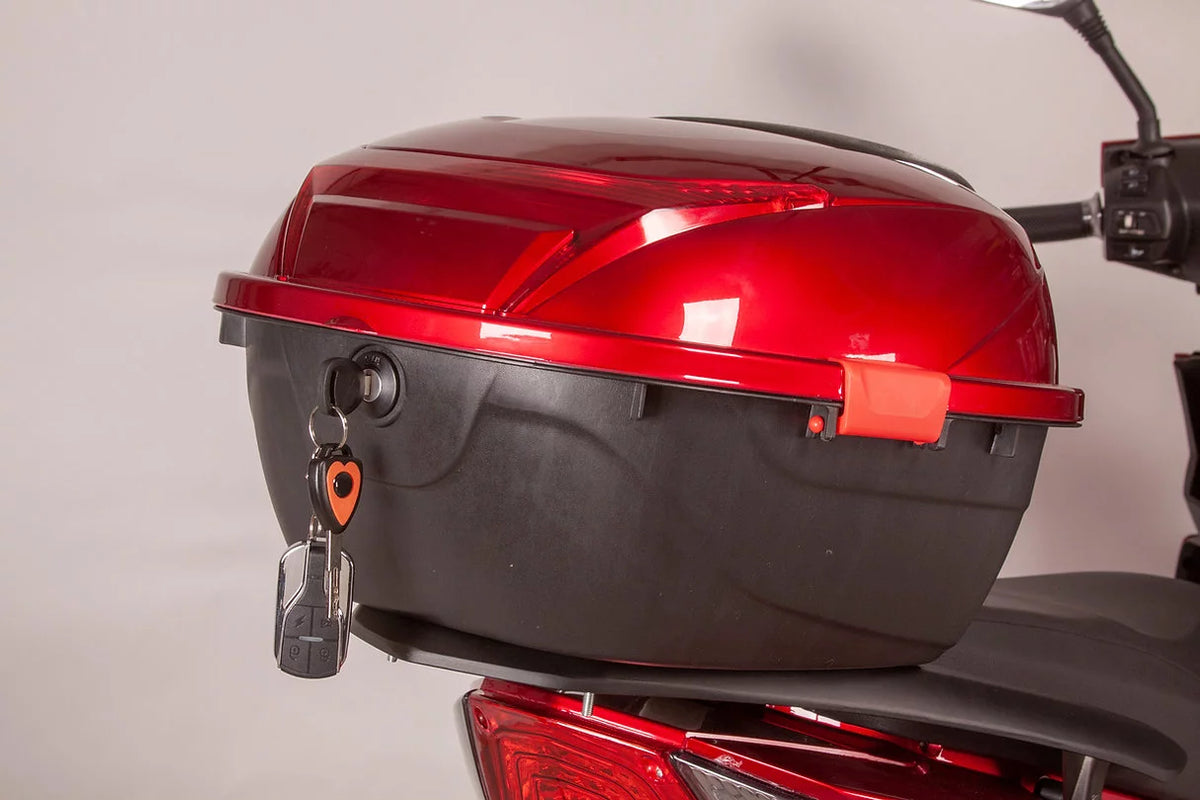 Red Three-Wheel Mobility Scooter V464