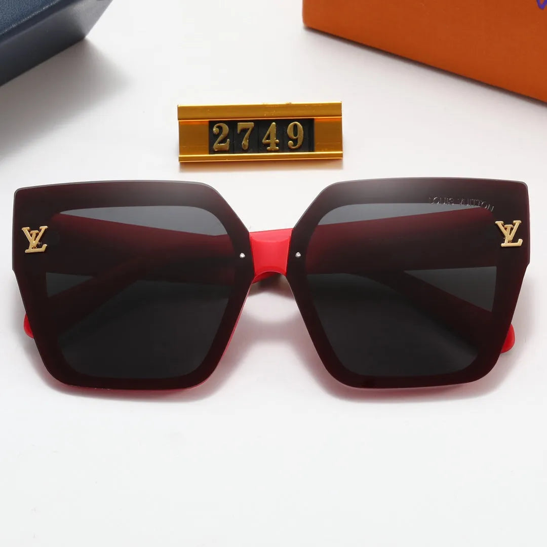 Four Leaf Clover Print Polarized Sunglasses N35498