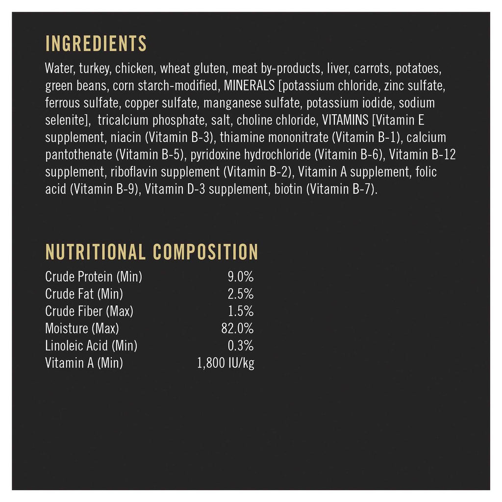 High Protein Dog Food With Gravy Turkey and Vegetables Entree T173