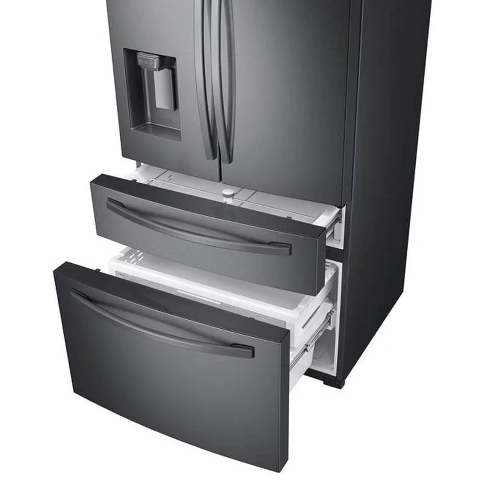 28 Cu. Ft. Black Stainless 4-Door French Door Refrigerator Q3815