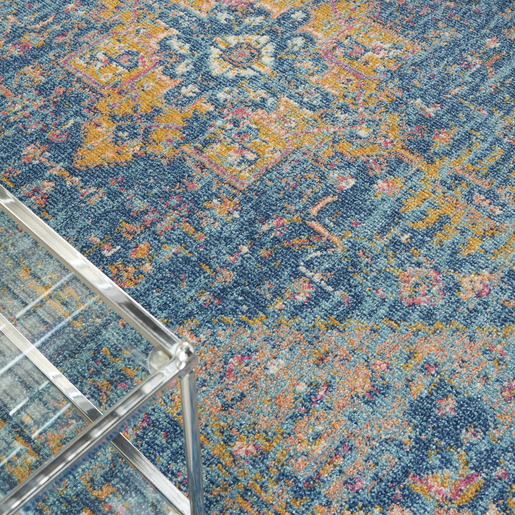 Navy Blue 4' x 6' Area Rug B68608