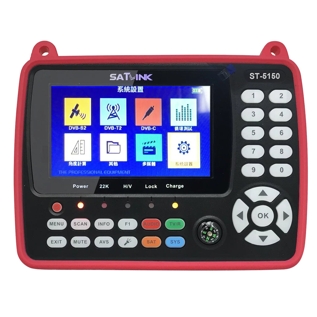 Handheld Digital Satellite Signal Finder Meter 4.3 Inch TFT LCD Y6328