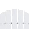 White Acacia Wood Folding Adirondack Chair W690351