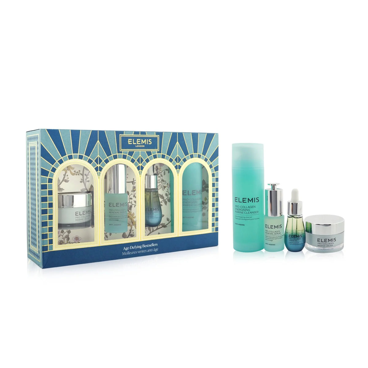 Renewal Serum 15ml Marine Cleanser 150ml Marine Oil 15ml Marine Cream 30ml 4pcs H2940
