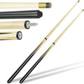 Pool Cue Stick 11mm Fiber Leather Tip 36inch Set of 2 B506917