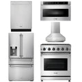 30 Propane Gas Range, Range Hood, Microwave, Refrigerator, Dishwasher K559893
