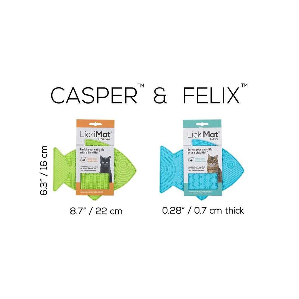 Fish-Shaped Cat Slow Feeders Lick Mat V9506
