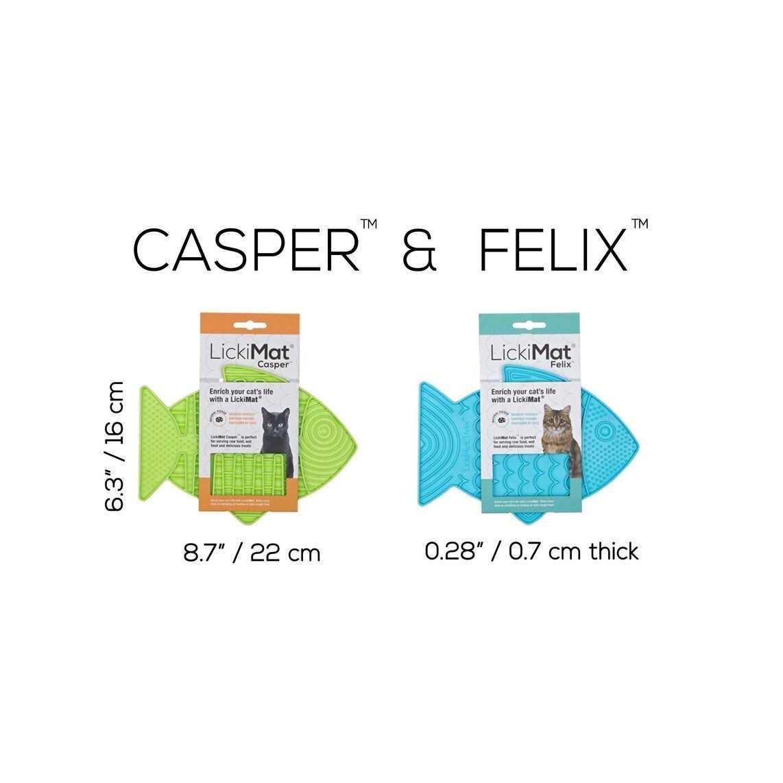 Fish-Shaped Cat Slow Feeders Lick Mat V9506