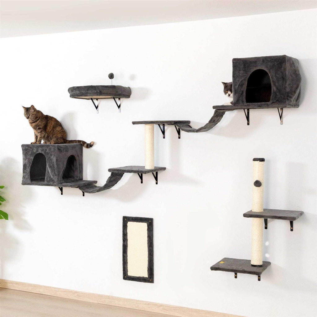 Wall-Mounted Cat Shelves Cat Tree Climber Set Q88287