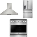 36 Gas Range, Range Hood and Refrigerator W531561