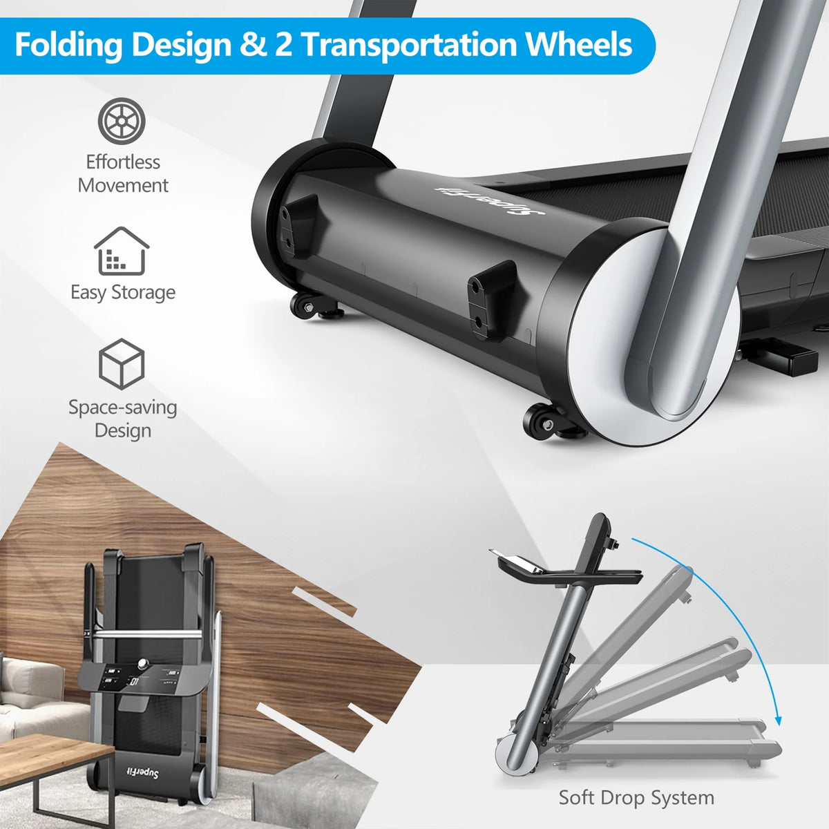 Electric Folding Treadmill E7314