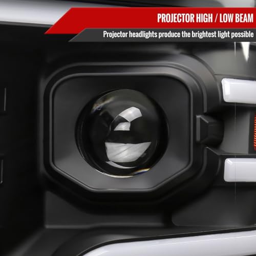 Black Projector Headlights N9223
